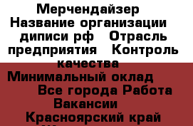 Мерчендайзер › Название организации ­ диписи.рф › Отрасль предприятия ­ Контроль качества › Минимальный оклад ­ 20 000 - Все города Работа » Вакансии   . Красноярский край,Железногорск г.